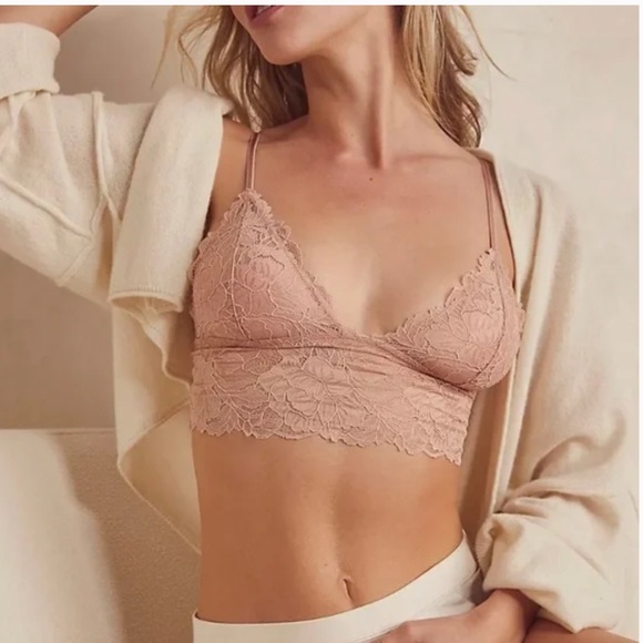 NWT Intimately Free People Everyday Lace Longline Bralette in Tuscany Size XS - Picture 3 of 12